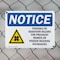 Signmission Radiation & Laser Sign, 7 in H x 10 in W, Plastic, Rectangle OS-2PACK-NS-P-710-L-17710 - alternate 6